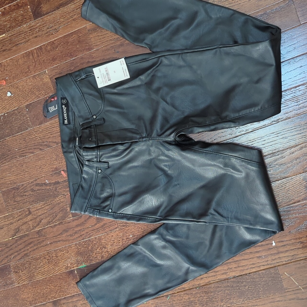 Pleather pants